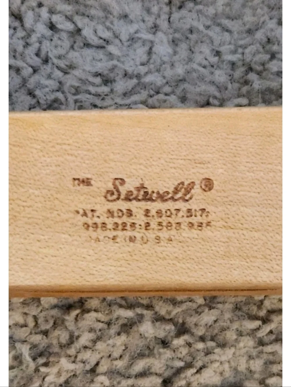 The Setwell Set Of Two Wooden Suit Hangers